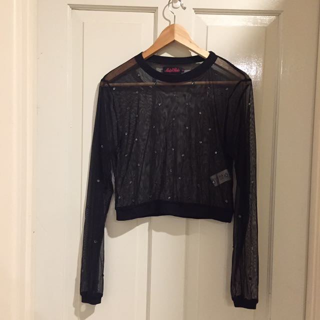 Motel Rocks Size Xs Mesh Top With Rhinestones Brand New Women S Fashion Clothes On Carousell Join the 302 people who've already contributed. carousell