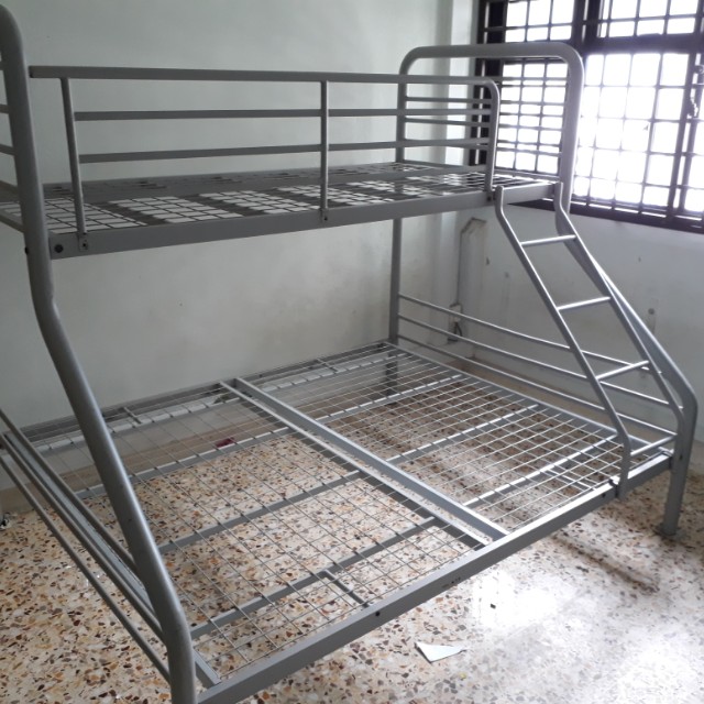 Queen Size Double Deck Bed Frame Hanaposy