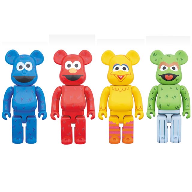 Medicom Be@rbrick 2020 Sesame Street Elmo Flocky Costume ver 400% Bearbrick 1pc 