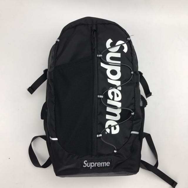 2017 F/W Supreme Laminated Shoulder Bag black 