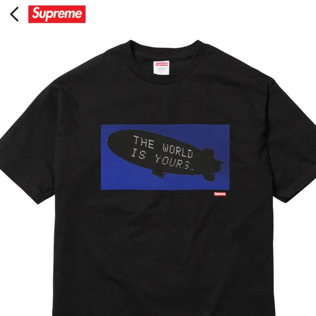 Supreme scarface 2025 blimp tee black