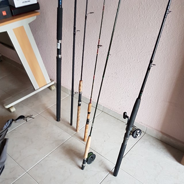 used fishing rods