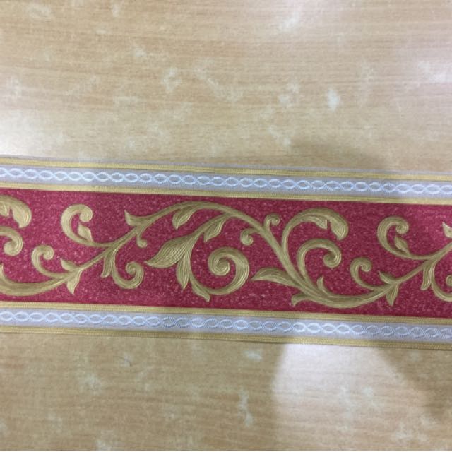 Wallpaper Dinding Border Classic Merah Perabotan Rumah Di Carousell Wallpaper dinding bisa dikirim sesuai kebutuhan anda, tersedia berbagai merk dan jenis welpeper yang bisa anda pilih. wallpaper dinding border classic merah