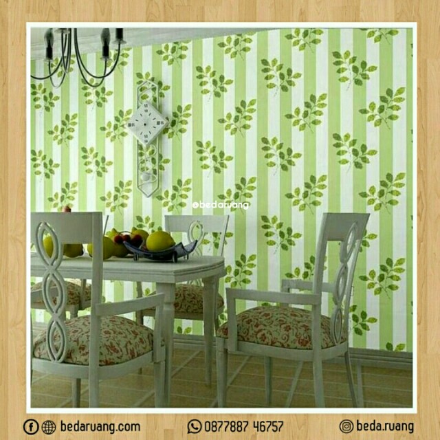 Wallpaper Sticker Hijau Daun Home Amp Furniture On Carousell