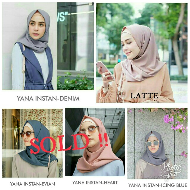 Yana Instan By Vanilla Hijab Olshop Fashion Olshop Muslim On Carousell