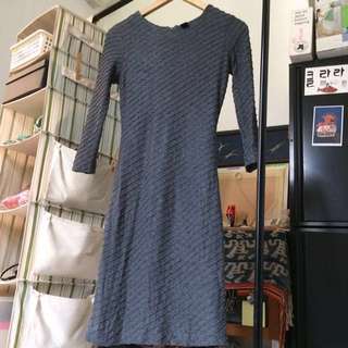 Grey Bodycon Dress Mango Suit