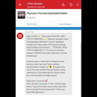 Thank you Carousell! 😊🙇‍♀️