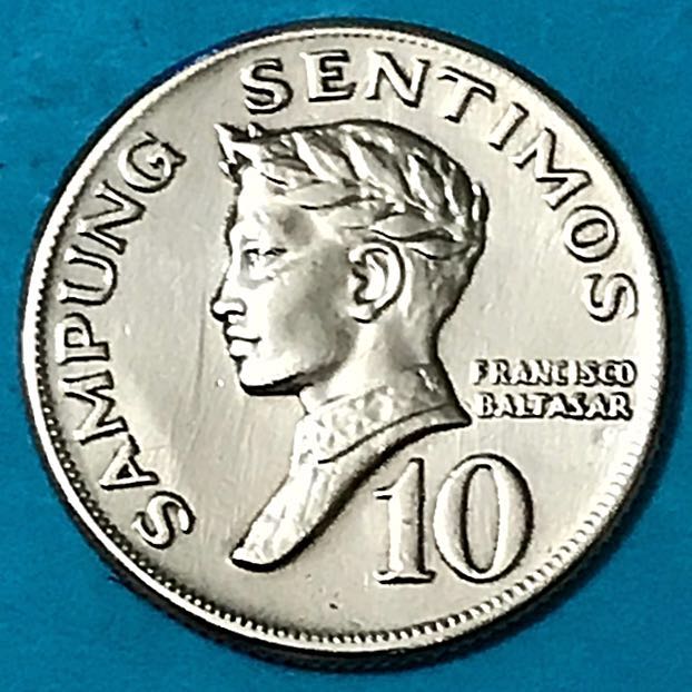 1967 Pilipinas Coin 10 Sentimos / Philippines Coin, Hobbies & Toys