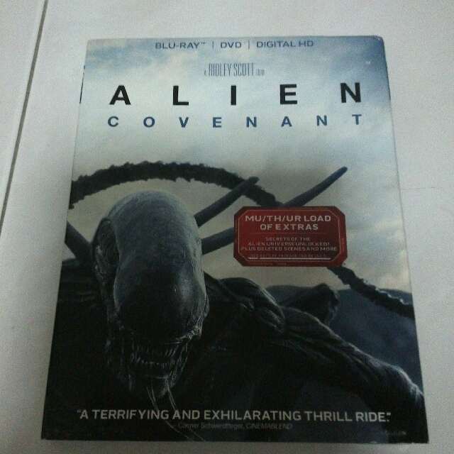 Alien Covenant Bluray Dvd Music Media Cds Dvds Other Media On Carousell