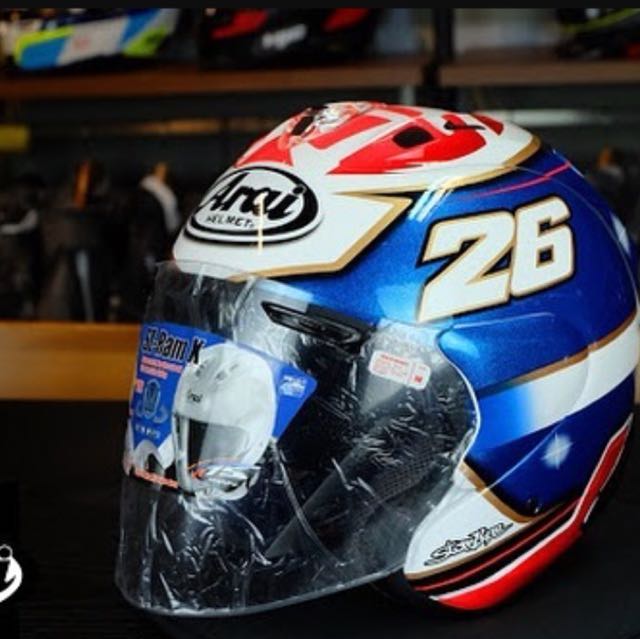 Arai Pedrosa Motorcycles Motorcycle Apparel On Carousell