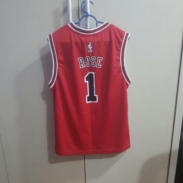 Derrick Rose Chicago Bulls Authentic Revolution 30 Jersey - Black :  : Fashion