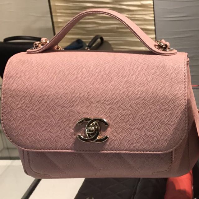 Authentic Chanel Small Business Affinity Flap Bag With Top Handle Luxury Bags Wallets On Carousell