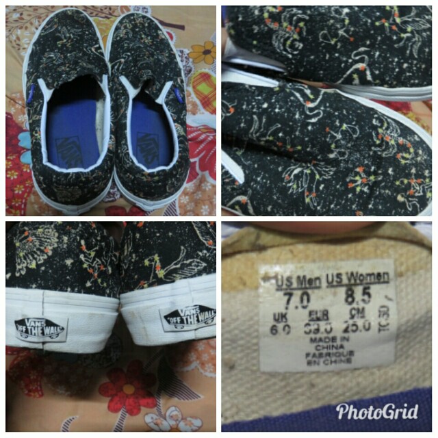 Authentic Vans (Zodiac Signs Designed) Shoes UNISEX on Carousell