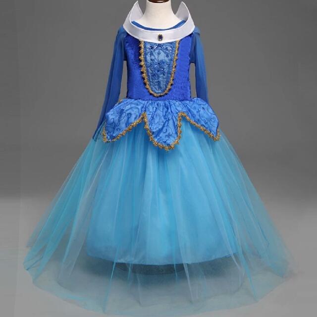 Brand New Girls Rapunzel Princess Dresses Kids Cosplay Costume