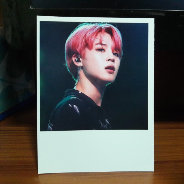 BTS Jimin Polaroid/Photocard, Entertainment, KWave on Carousell