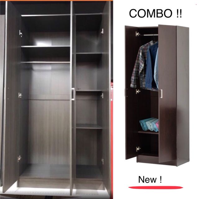 Combo 2 Units Wardrobe Almari Home Furniture Furniture On