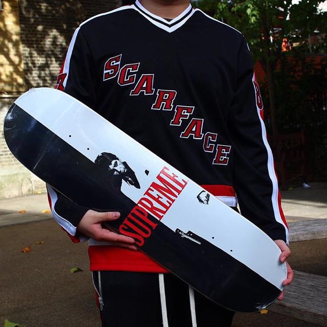 スケートボード Supreme Scarface Split Skateboard Deck s-l400.jpg