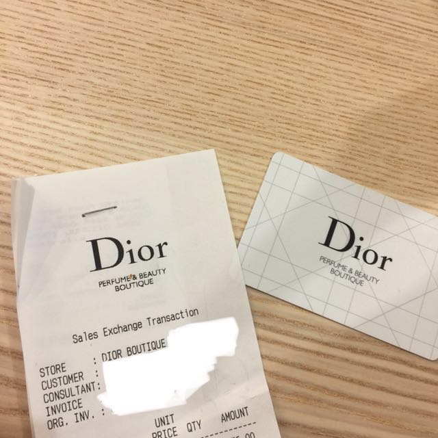 dior voucher