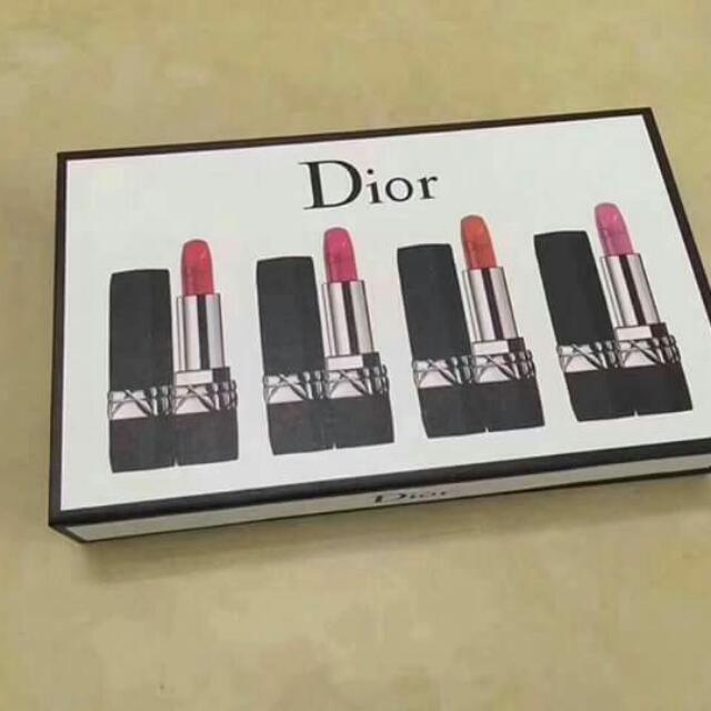dior 4 lipstick set