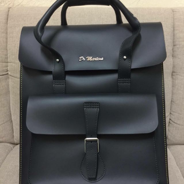 dr martens leather backpack