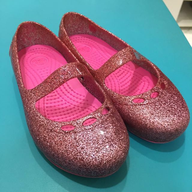 Glittery Pink Crocs, Babies \u0026 Kids 