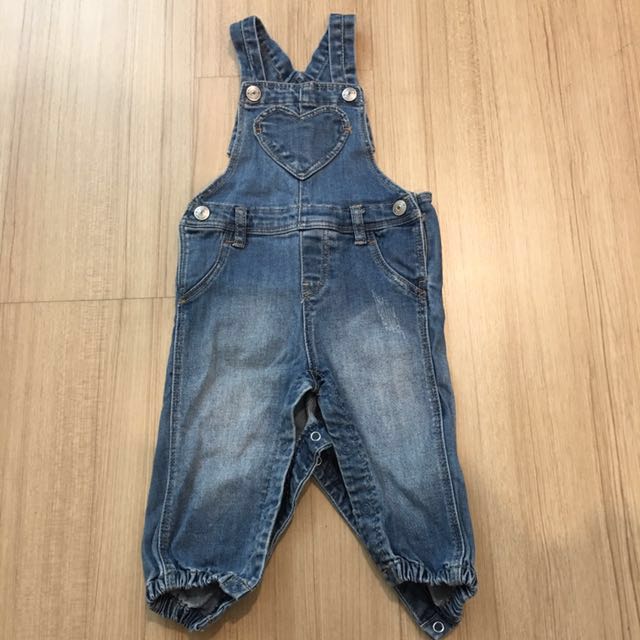 h&m baby girl dungarees