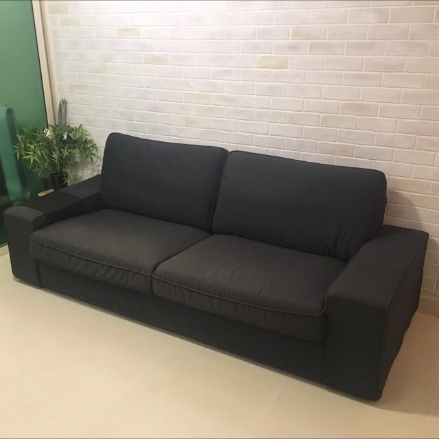 Ikea Kivik 3 Seater Sofa Free Remote Control Holder Furniture Ikea Kivik 3 Seater Sofa Free Remote Control Holder Furniture Sofas On Carou