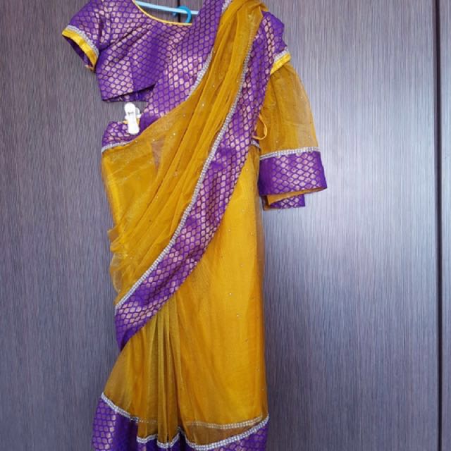 Kids Indian Saree Babies Kids Girls Apparel On Carousell