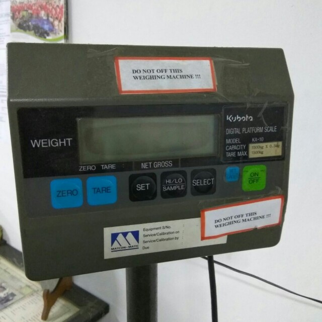 KUBOTA DIGITAL PLATFORM SCALE, Health & Nutrition, Health Monitors