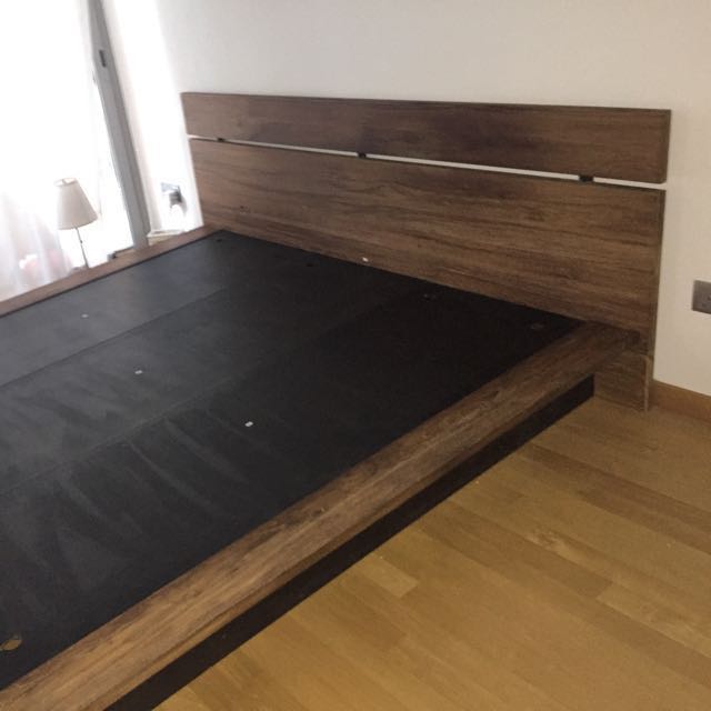 Last Offer Item Has To Go Teak Wood King Size Bedframe Prive Neg