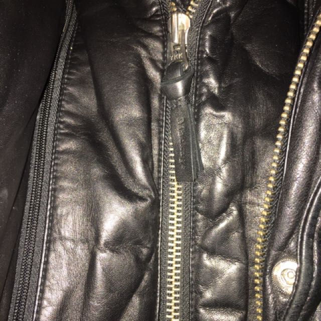 Mackage glen leather discount bomber