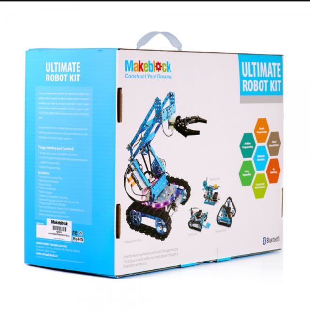 Makeblock Ultimate Robot Kit Blue Diy Maker Open Source Booole Hobbies And Toys Toys And Games 0018