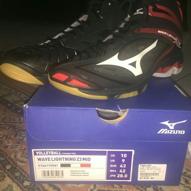 mizuno wave lightning rx3 mid cut