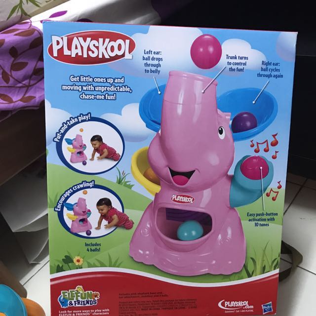 Playskool pink elephant discount busy ball popper