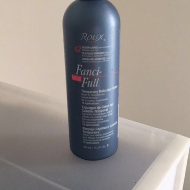 Roux fanci-full Temporary Hair color Rinse- silver Lining, Beauty &  Personal Care, Hair on Carousell