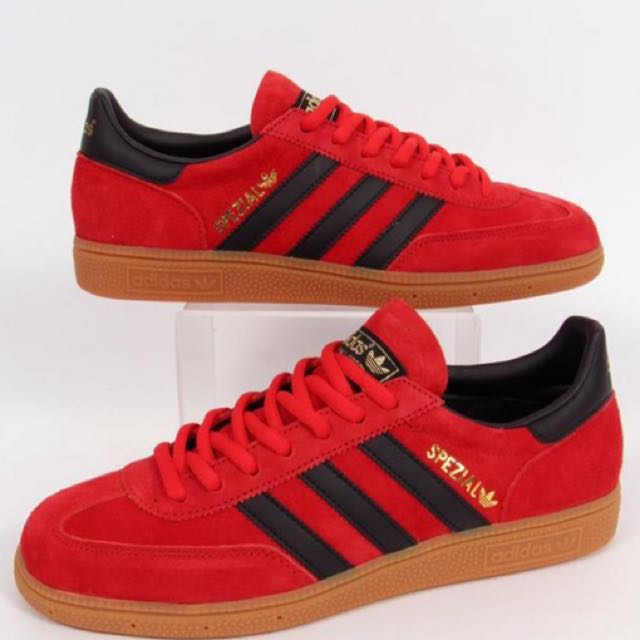 adidas spezial red and black