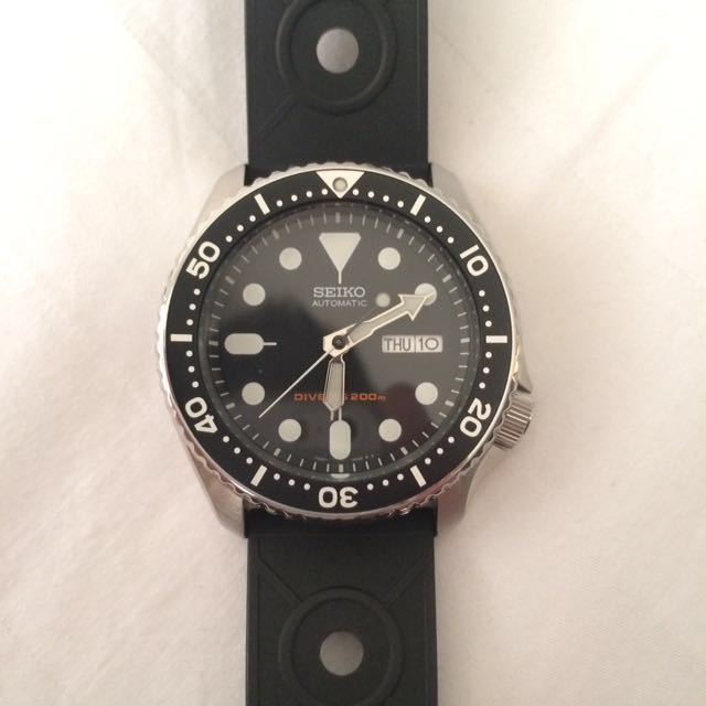 Seiko SKX007 with Bonetto Cinturini strap, Men's Fashion, Watches \u0026  Accessories, Watches on Carousell