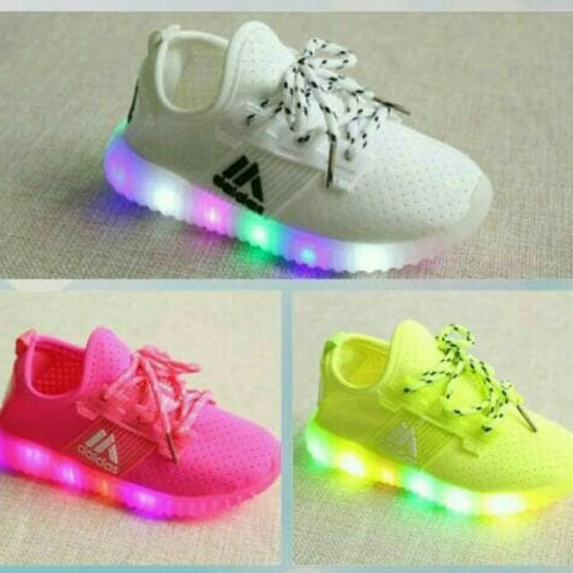 Sepatu Lampu Anak Adidas Running Led Circle Lamp Bayi Anak Lainnya Di Carousell