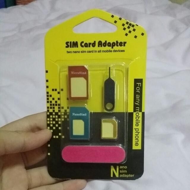Sim Card Adapter, Mobile Phones & Gadgets, Mobile & Gadget Accessories ...