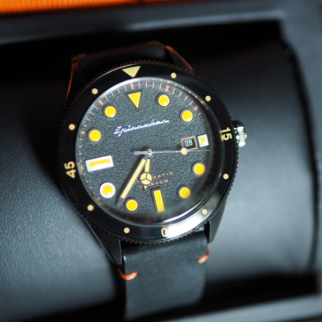 spinnaker cahill diver automatic watch