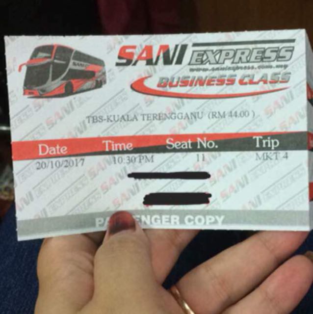 Beli Tiket Bas Online Sani Express Bas Sani Express Online Ticket Booking the ofy