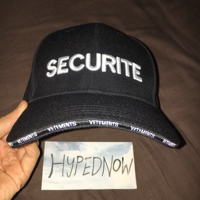 限定特価 vetements securite キャップ econet.bi