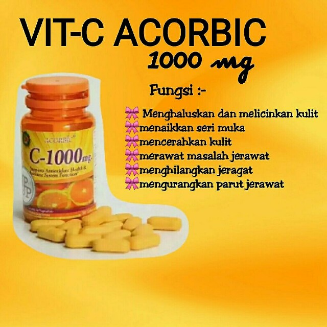 Vitamin C Acorbic Health Beauty Perfumes Nail Care Others On Carousell