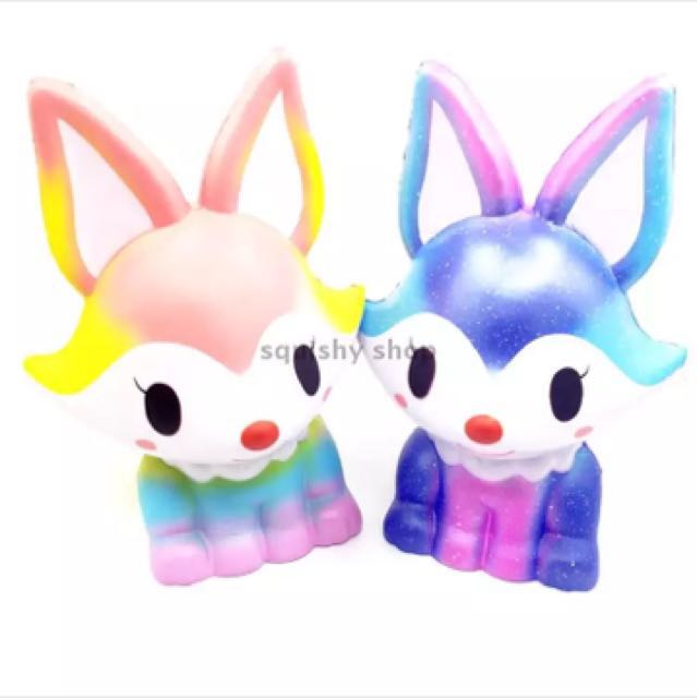 wolf squishy toy