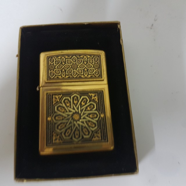 ZIPPO TOLEDO 12 POINT おいしい STAR BRASS LIGHTER