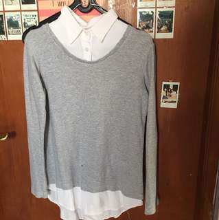 Kemeja grey