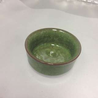 陶瓷冰裂釉茶杯直徑7高3.5公分