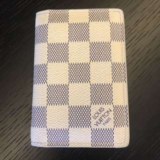 LV card holder (white)