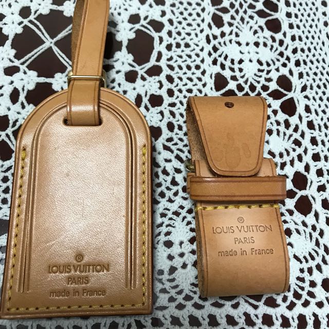 Authentic Louis Vuitton LV Luggage Name Tag, Luxury, Accessories on Carousell