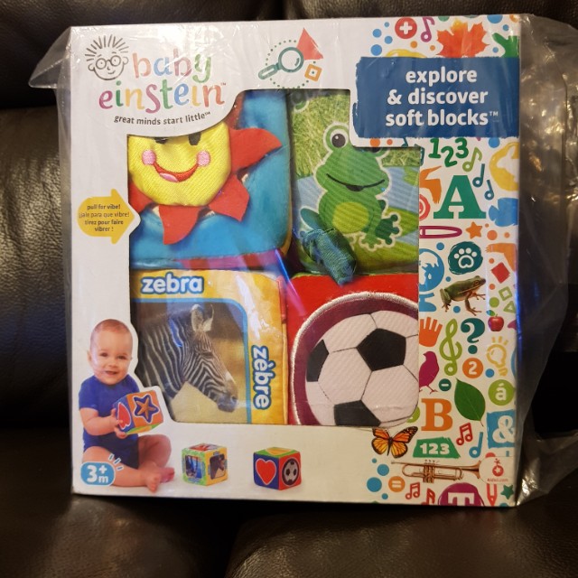 baby einstein explore and discover soft block toys